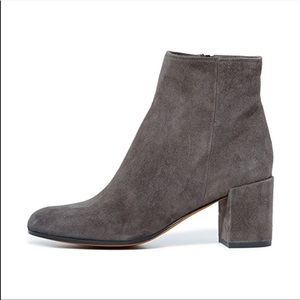 Vince grey suede booties